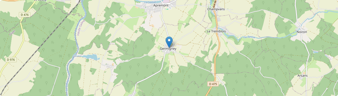 Germigney - Carte
