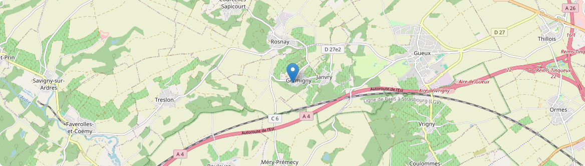 Germigny - Carte
