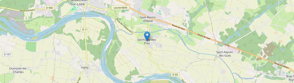 Germigny-des-Prés - Carte