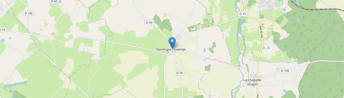 Germigny-l'Exempt - Carte
