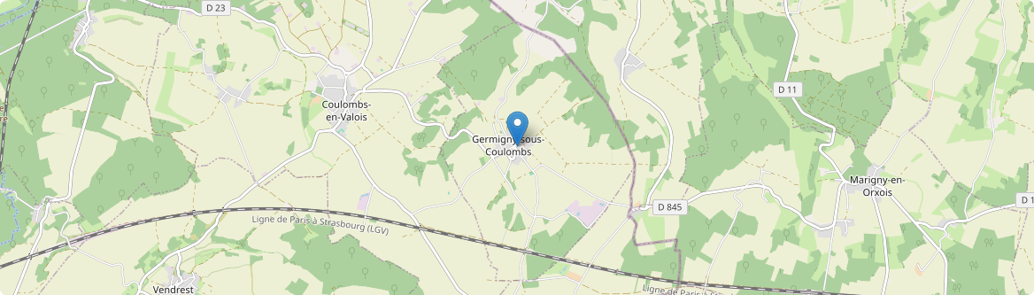 Germigny-sous-Coulombs - Carte