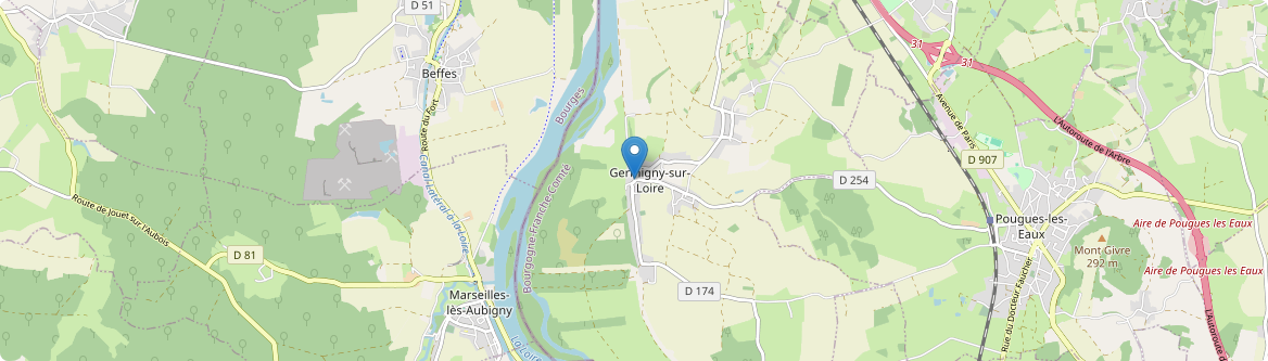 Germigny-sur-Loire - Carte