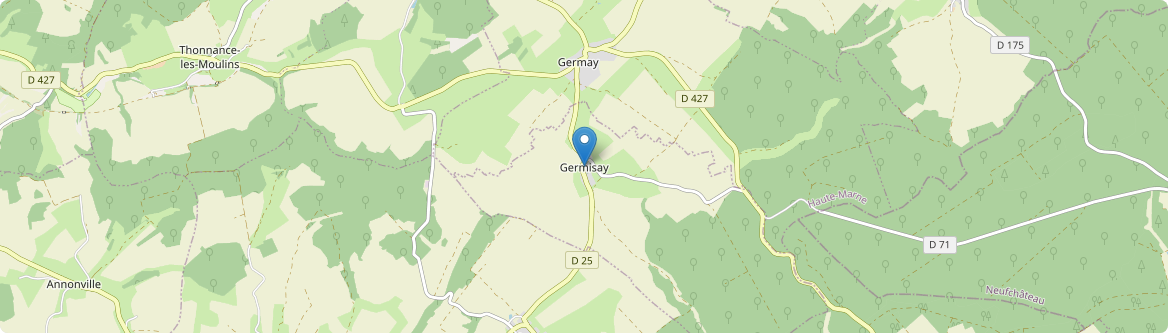 Germisay - Carte