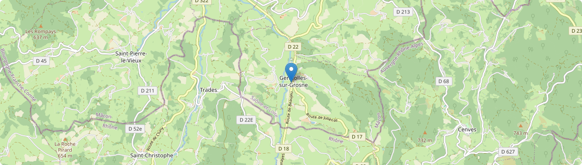 Germolles-sur-Grosne - Carte