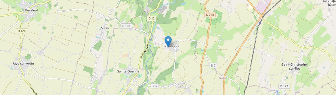 Germond-Rouvre - Carte
