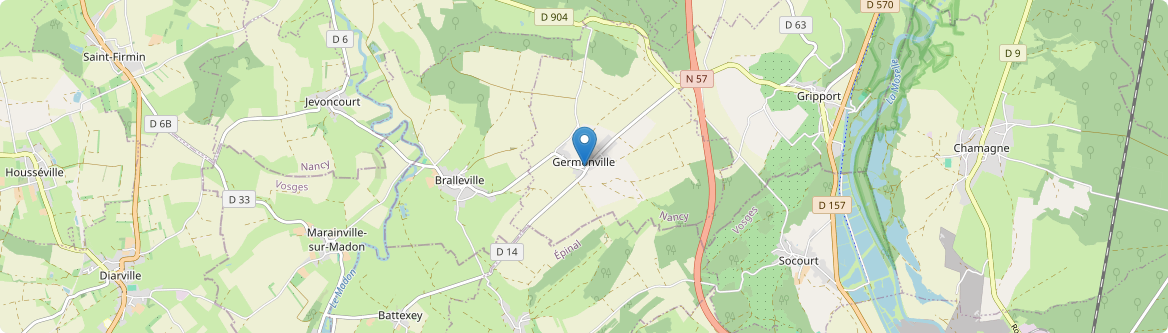 Germonville - Carte