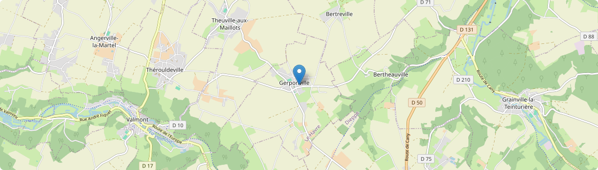 Gerponville - Carte