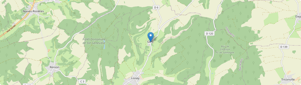 Géry - Carte