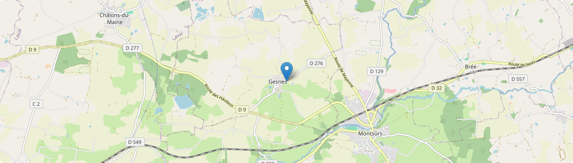 Gesnes - Carte