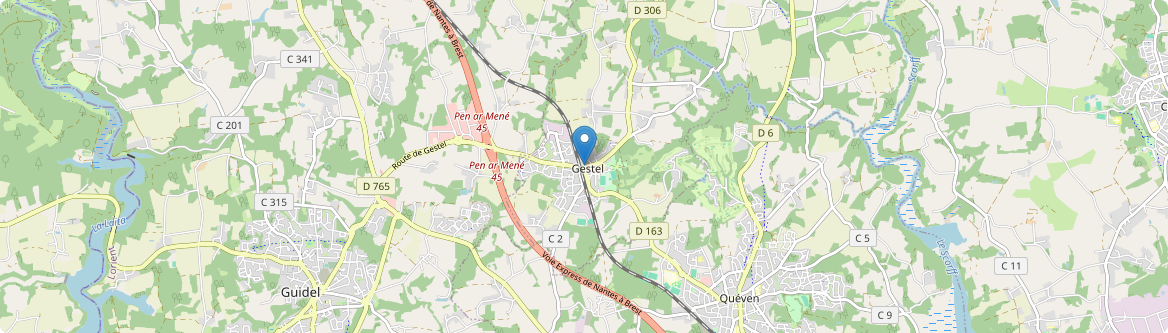 Gestel - Carte