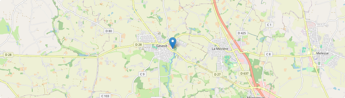 Gévezé - Carte