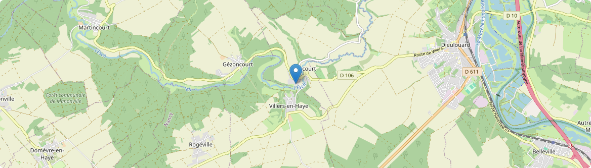 Gézoncourt - Carte