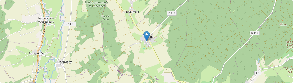 Gibeaumeix - Carte