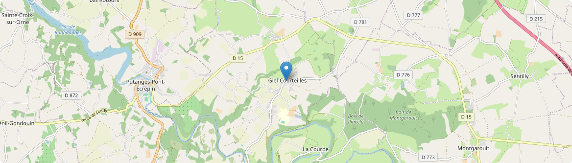 Giel-Courteilles - Carte