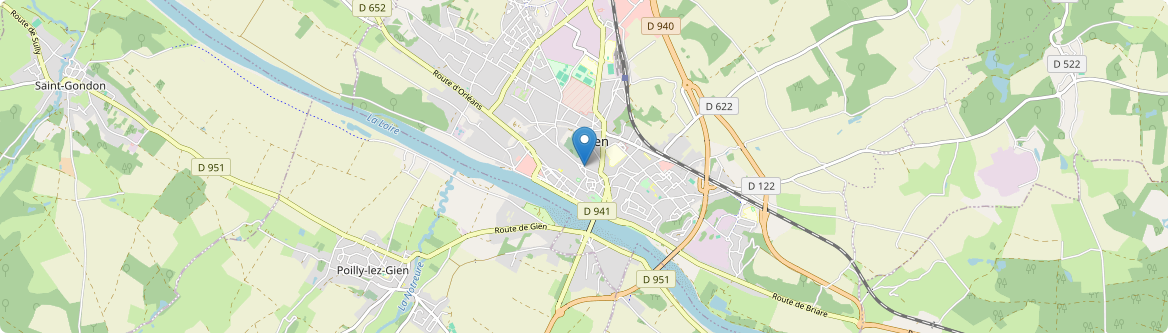 Gien - Carte