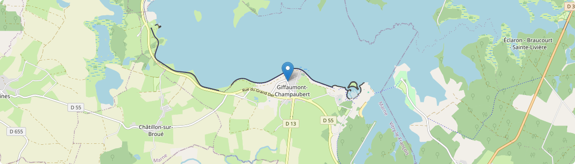 Giffaumont-Champaubert - Carte