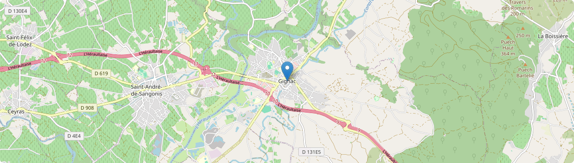 Gignac - Carte