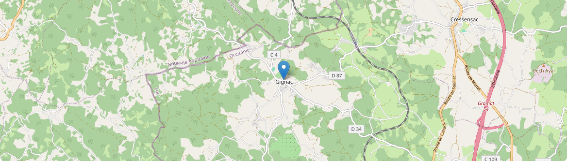 Gignac - Carte
