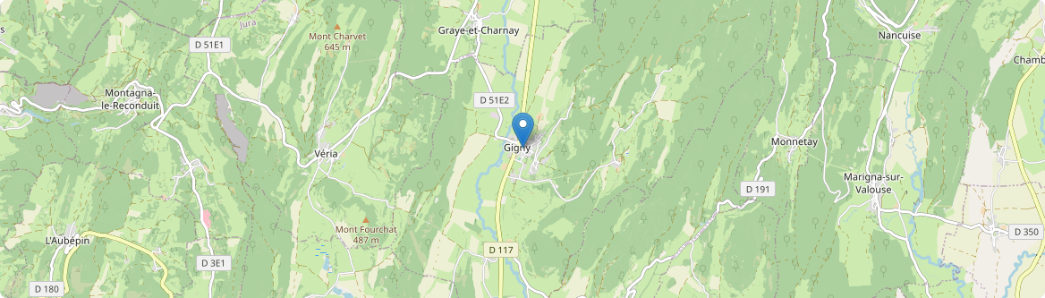 Gigny - Carte
