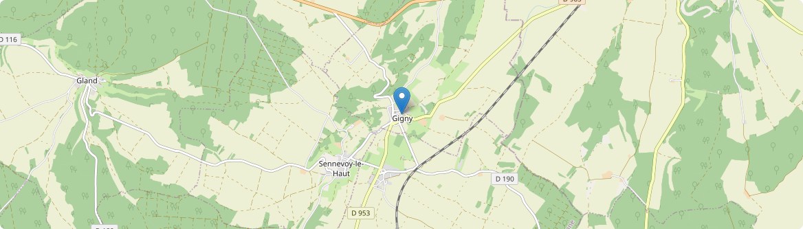 Gigny - Carte
