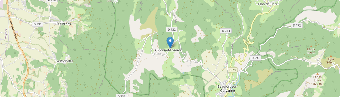 Gigors-et-Lozeron - Carte