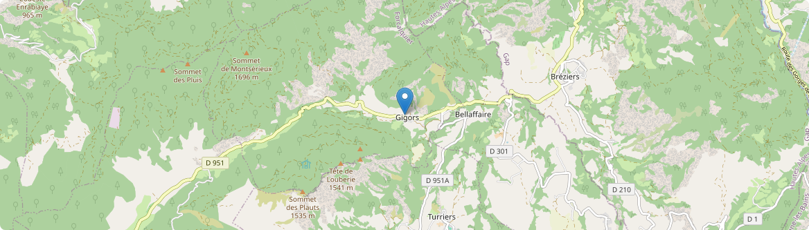 Gigors - Carte