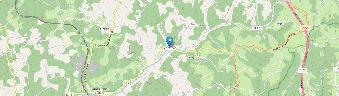 Gigouzac - Carte