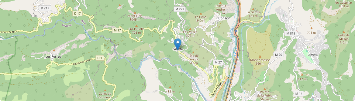 Gilette - Carte
