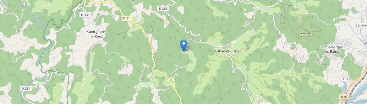 Gilhac-et-Bruzac - Carte