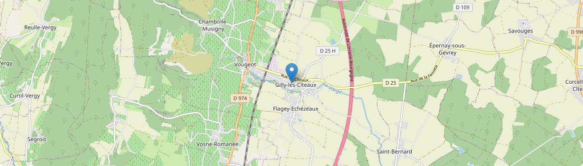 Gilly-lès-Cîteaux - Carte