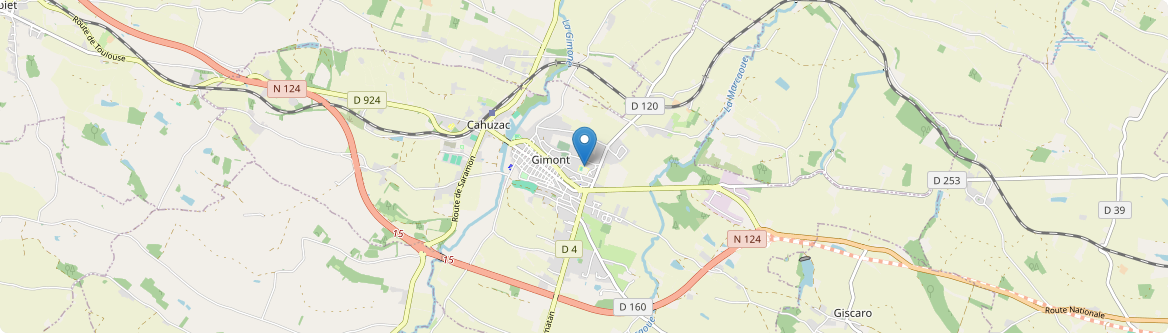 Gimont - Carte