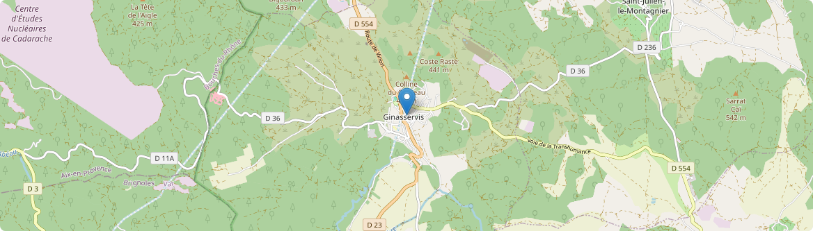Ginasservis - Carte