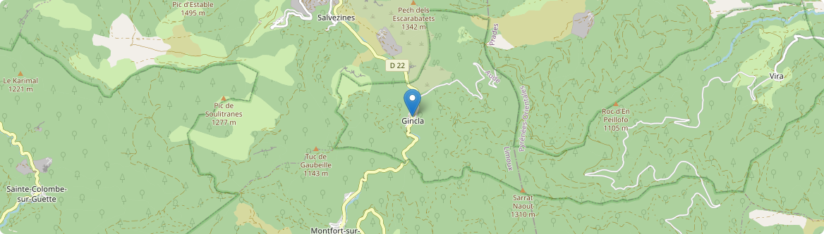 Gincla - Carte