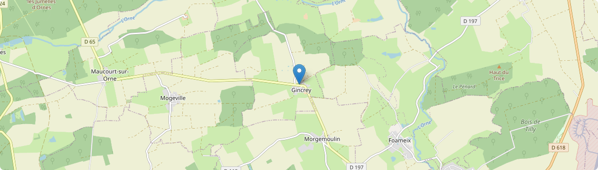 Gincrey - Carte