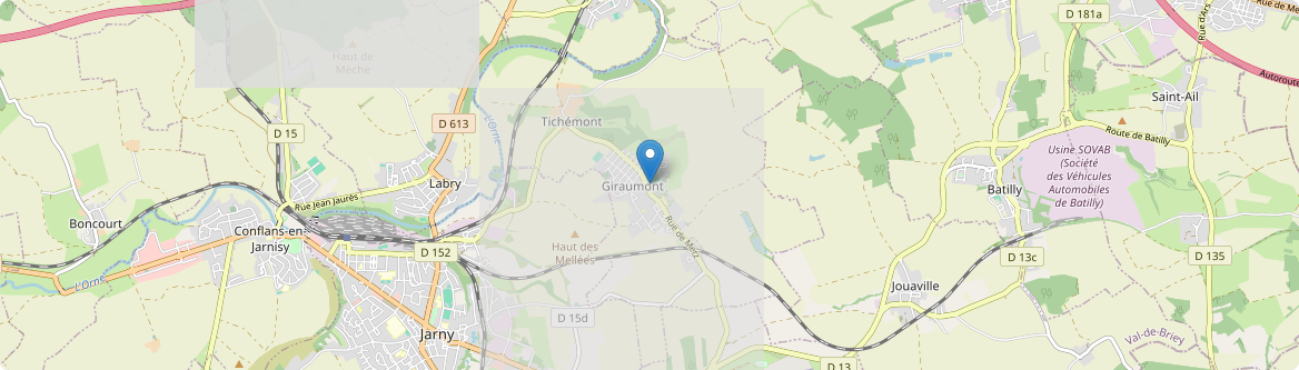 Giraumont - Carte