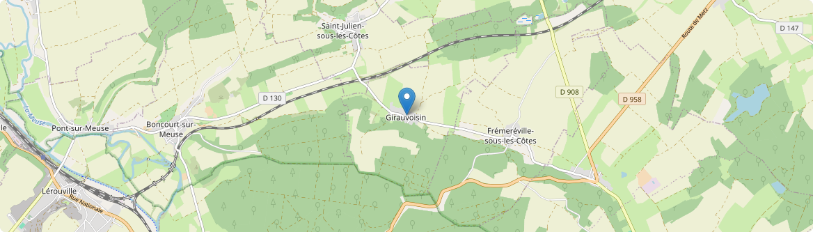 Girauvoisin - Carte