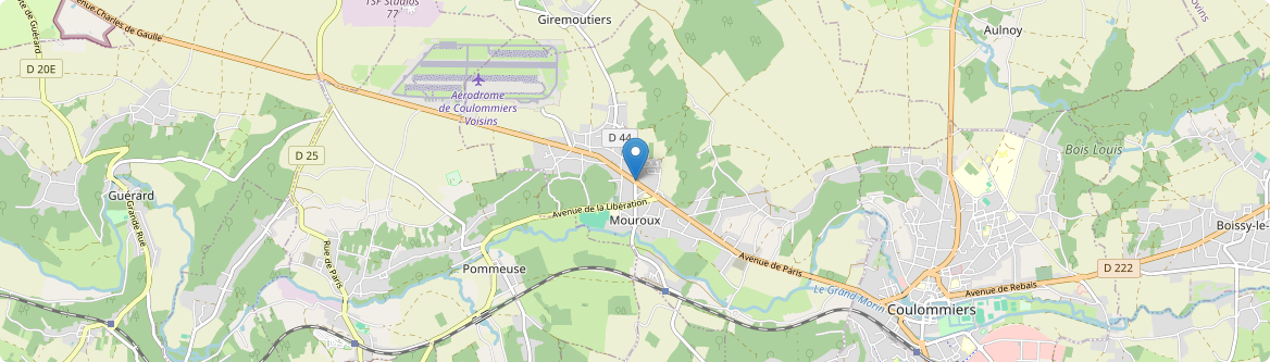 Giremoutiers - Carte