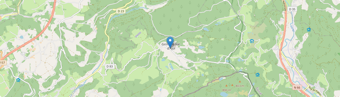 Girmont-Val-d'Ajol - Carte