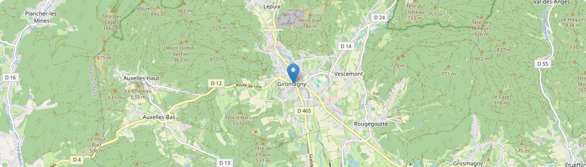Giromagny - Carte