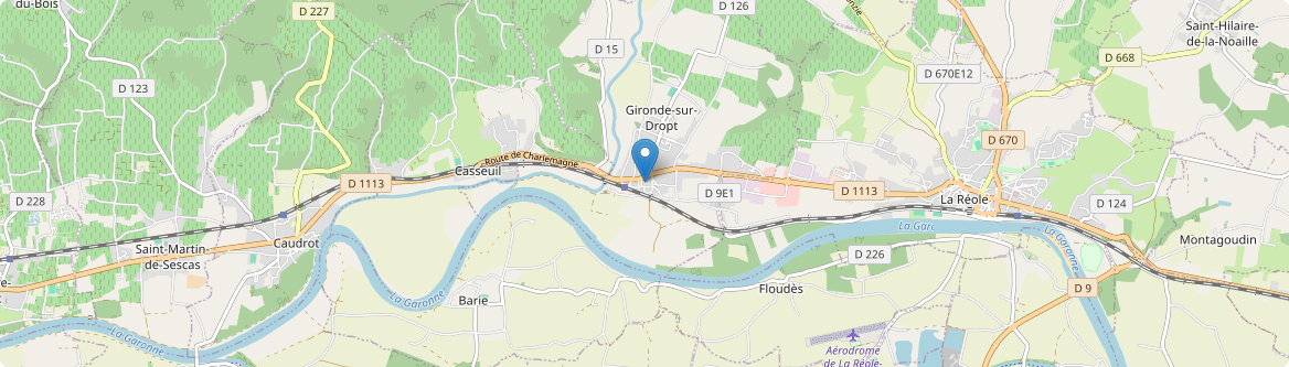 Gironde-sur-Dropt - Carte