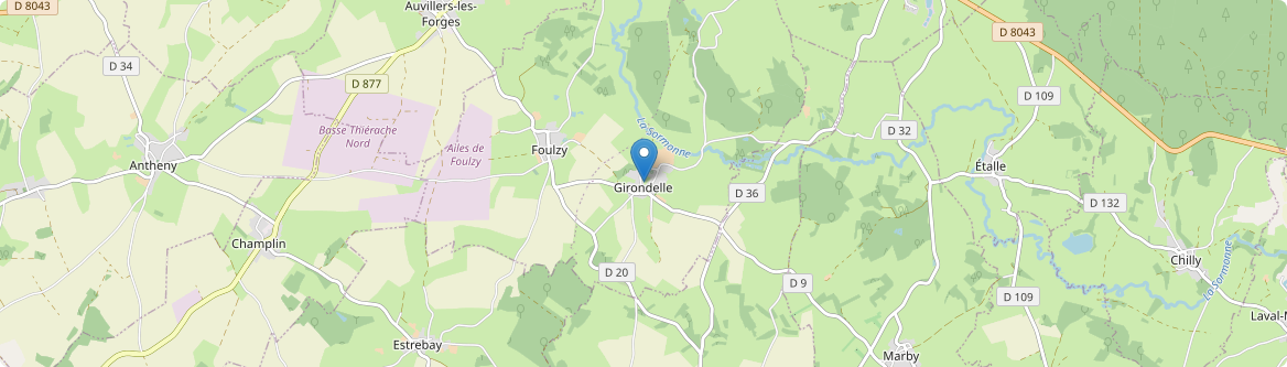 Girondelle - Carte