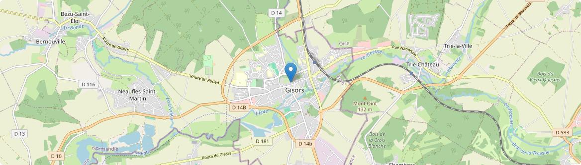 Gisors - Carte