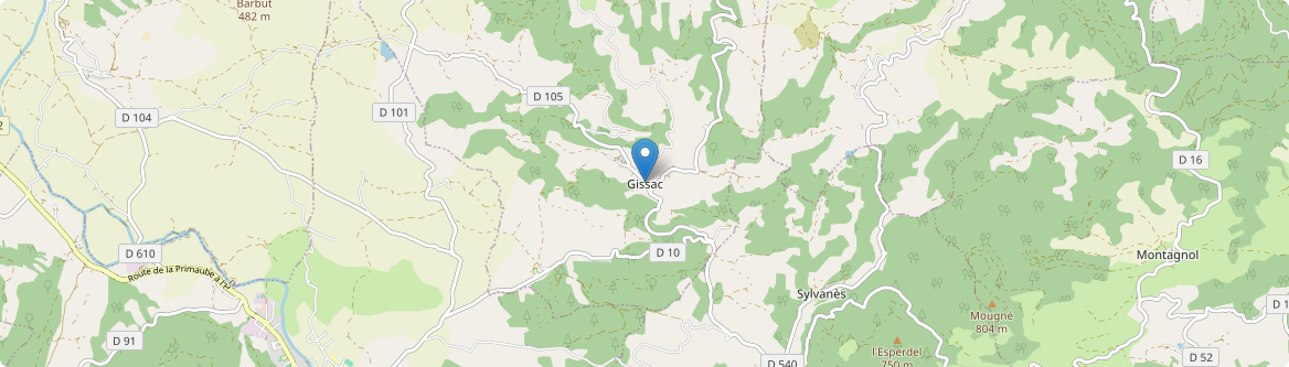 Gissac - Carte