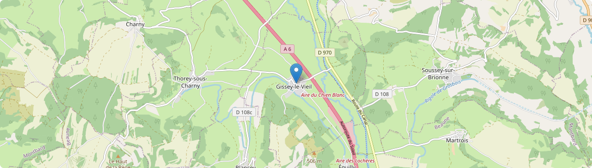 Gissey-le-Vieil - Carte