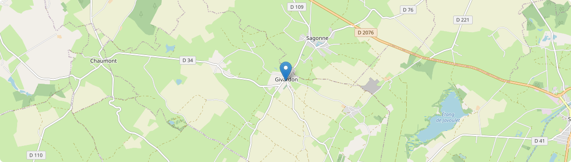Givardon - Carte
