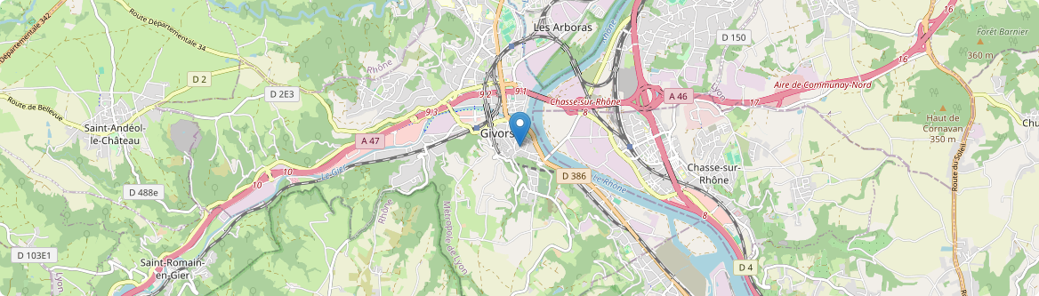 Givors - Carte