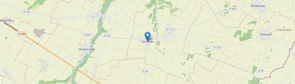 Givraines - Carte