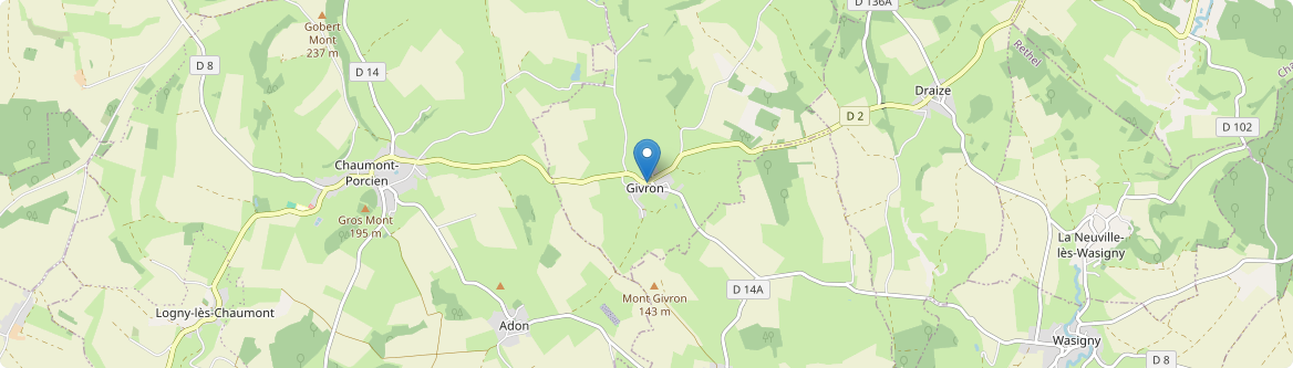 Givron - Carte