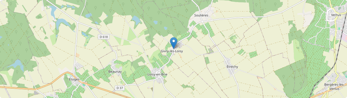 Givry-lès-Loisy - Carte