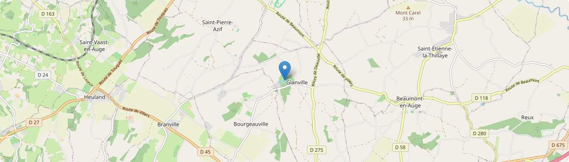 Glanville - Carte